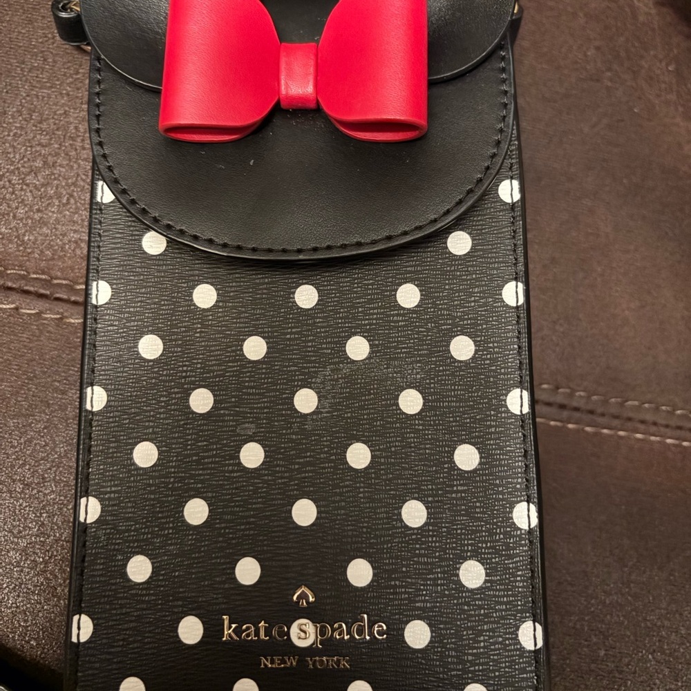 Kate Spade x Disney Black Polka Dot Crossbody Bag